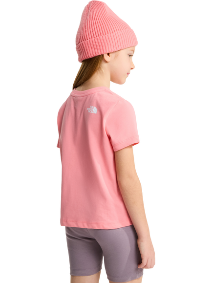 The North Face Kid's Logo T-shirt and Shorts Set, Coral Crush - view 2, Coral Crush