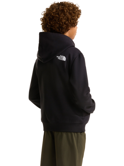 The North Face Kids' Cotton Blend Mountain Hoodie, Tnf Black - view 2, Tnf Black