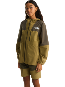 The North Face Kids' Hike Packable Hooded Jacket, Green/Cedar, Green/Cedar