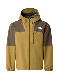 The North Face Kids' Hike Packable Hooded Jacket, Green/Cedar - view 2, Green/Cedar