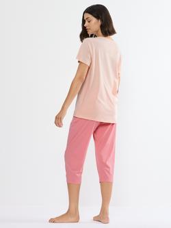 Triumph Capri Pyjama Set, Light Pink/Dark Pink - view 2, Light Pink/Dark Pink