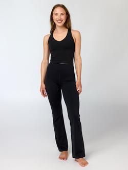 Girlfriend Collective Float Flared Leggings, Black, Black