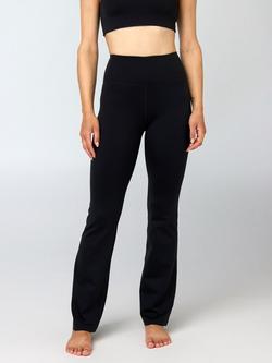 Girlfriend Collective Float Flared Leggings, Black - view 2, Black