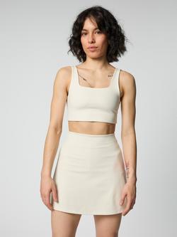 Girlfriend Collective Tommy Sports Bra, White, White