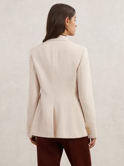 Reiss Petite Soren Wool Blend Jacket, Cream - view 2, Cream