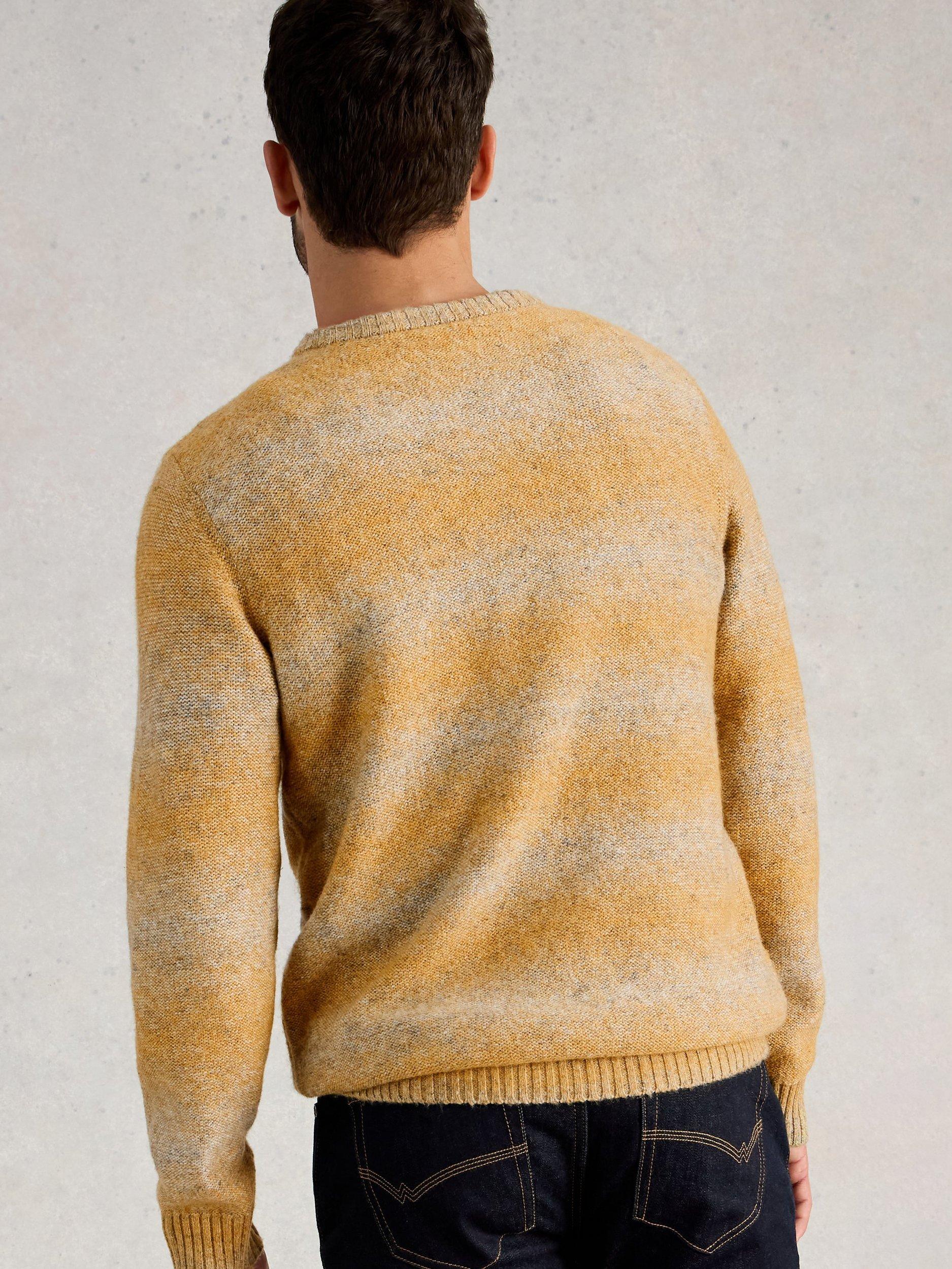 Product image 2 of 6, which shows White Stuff Oban Stripe Crew Neck Jumper, Yellow, XS