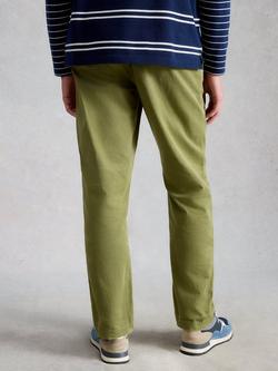 White Stuff Chapman Straight Fit Cotton Chinos, Mid Green - view 2, Mid Green