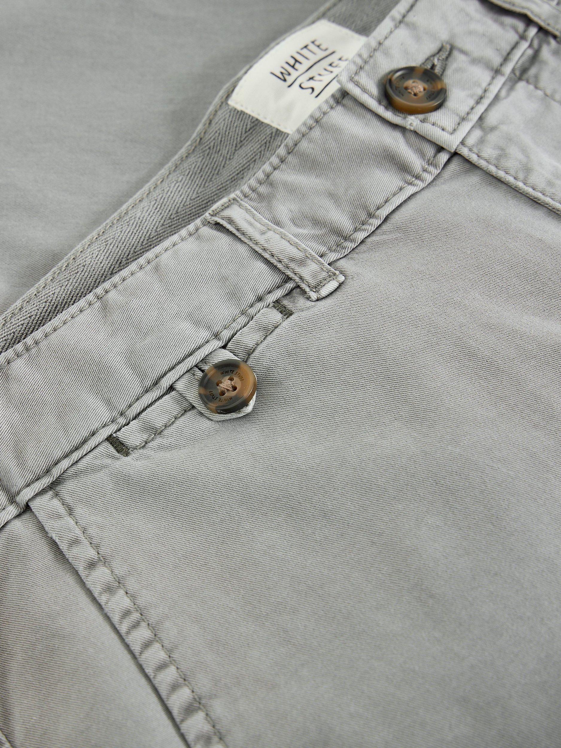 Product image 6 of 6, which shows White Stuff Sutton Trousers, Light Grey, 30S