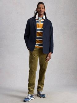 White Stuff Chorley Wool Blend Blazer, Blue Midnight, Midnight Blue