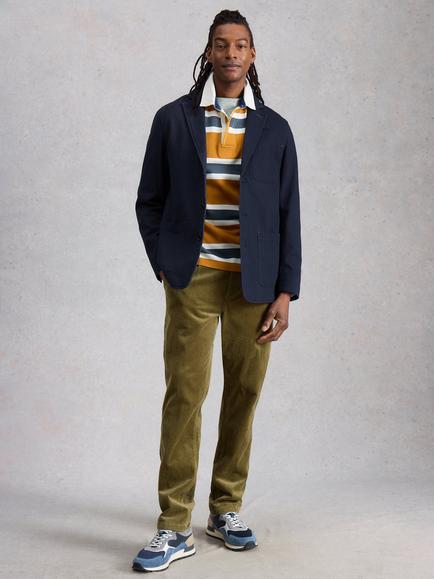 White Stuff Chorley Wool Blend Blazer, Blue Midnight, Midnight Blue