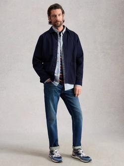 White Stuff Westgate Utility Overshirt, Blue Midnight, Blue Midnight