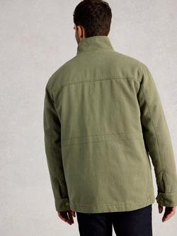 White Stuff Marlow Jacket, Green Khaki - view 2, Green Khaki