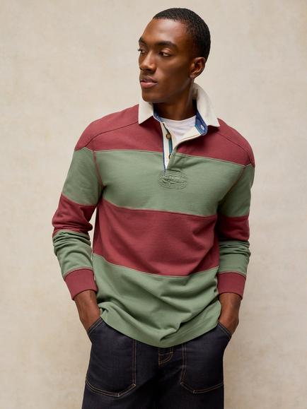 White Stuff Cooper Cotton Rugby Shirt, Multi, Multi