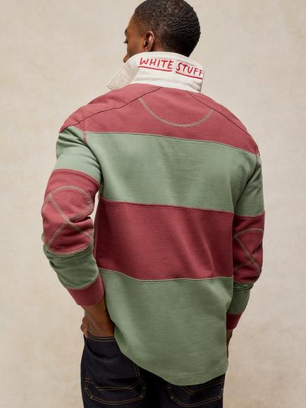 White Stuff Cooper Cotton Rugby Shirt, Multi - view 2, Multi