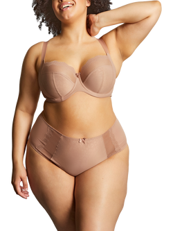 Sculptresse Esme Animal Wired Balcony Bra - view 2, Mocha Anim