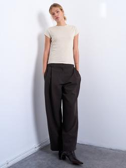 Topshop Everyday Crew Neck T-Shirt, Stone