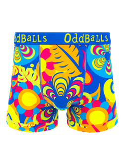 OddBalls Mixed Cotton Blend Boxers, Pack of 3, Multi - view 2, Multi