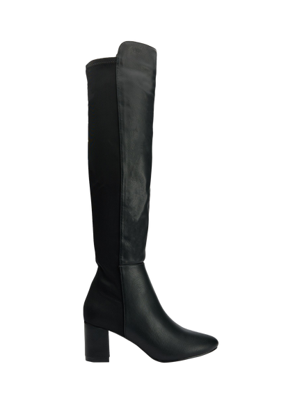 V.GAN Suga Knee High Boots, Black, Black