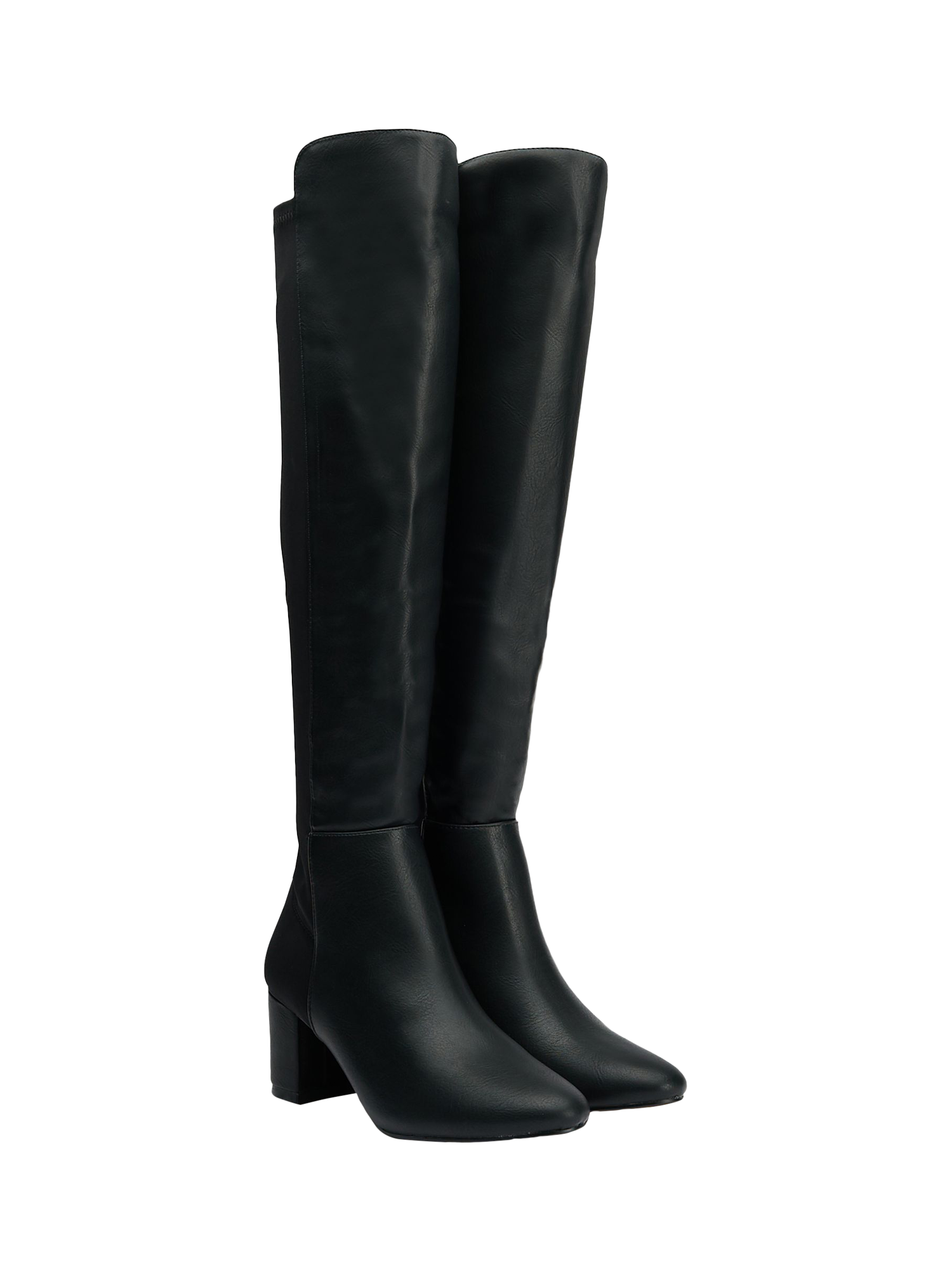 Product image 2 of 5, which shows V.GAN Suga Knee High Boots, Black, 3