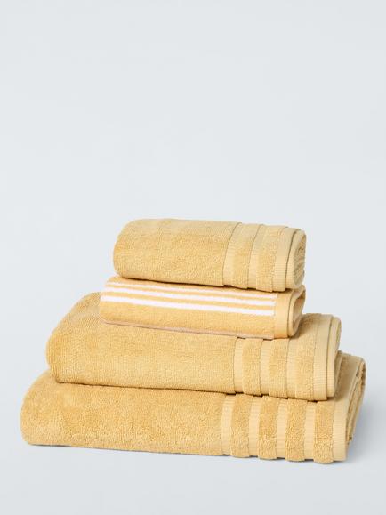 John Lewis Turkish Cotton Towels, Soft Yellow