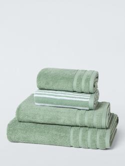 John Lewis Turkish Cotton Towels, Dusty Green