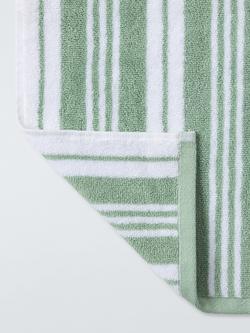 John Lewis Turkish Cotton Towels - view 2, Dusty Green