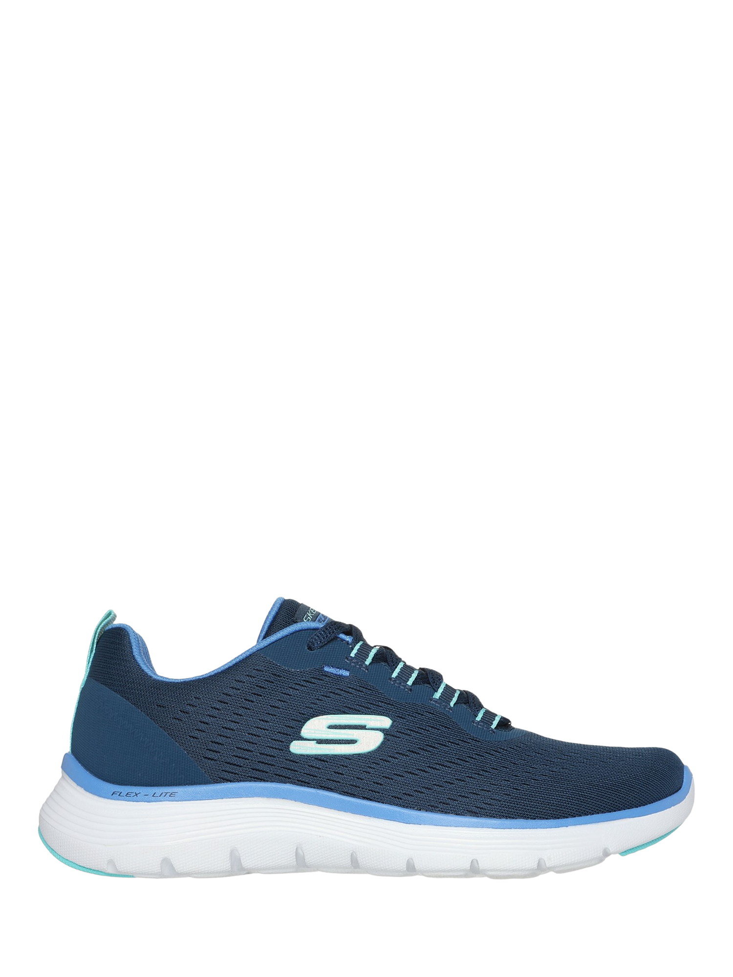 Product image 1 of 4, which shows Skechers Flex Appeal 5.0 Trainers, Navy, 3