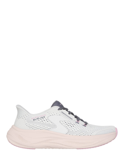 Skechers Skech Cloud Plush Horizon Trainers, Black, White