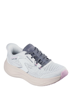 Skechers Skech Cloud Plush Horizon Trainers, Black - view 2, White