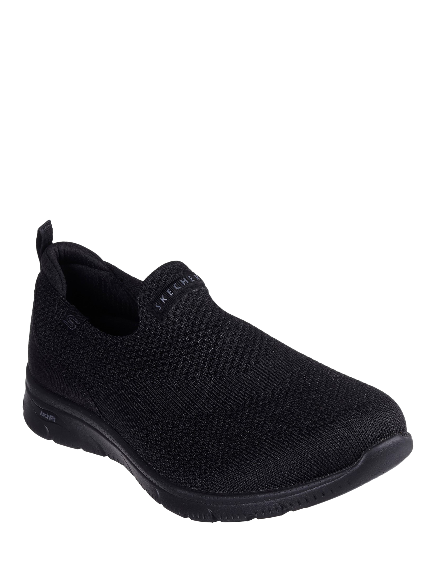 Product image 2 of 4, which shows Skechers Arch Fit Refine 2.0 Cascade Trainers, Black, 3