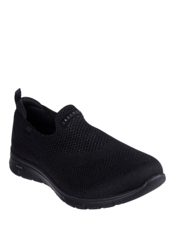 Skechers Arch Fit Refine 2.0 Cascade Trainers, Black - view 2, Black