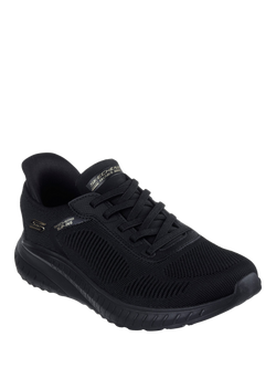 Skechers BOBS Sport Squad Chaos Slip-ins Trainers - view 2, Black