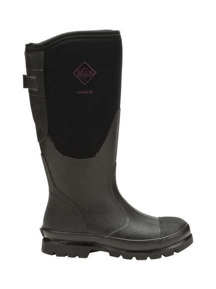 Muck Chore Adjustable Tall Wellington Boots, Black, Black