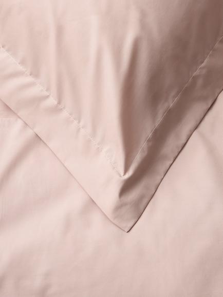 John Lewis Egyptian Cotton Percale Easy Care 260 Thread Count Bedding - view 2, Plaster Pink