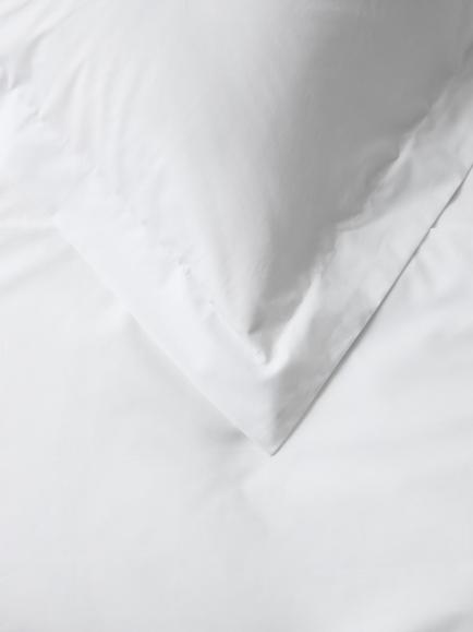 John Lewis Egyptian Cotton Percale Easy Care 260 Thread Count Bedding - view 2, White