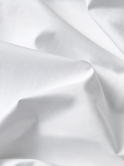 John Lewis Egyptian Cotton Percale Easy Care 260 Thread Count Fitted Sheet - view 2, White