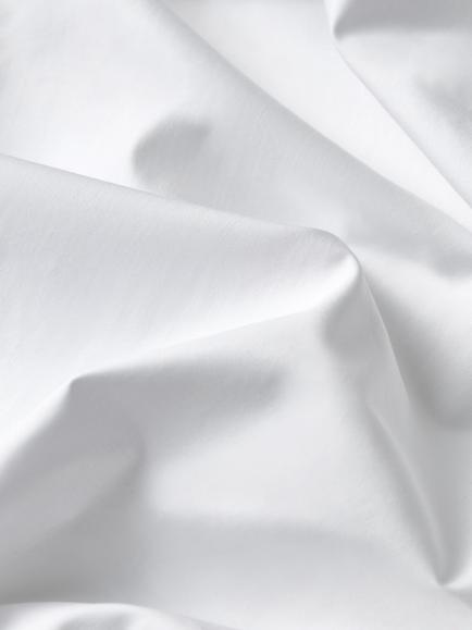 John Lewis Egyptian Cotton Percale Easy Care 260 Thread Count Fitted Sheet - view 2, White