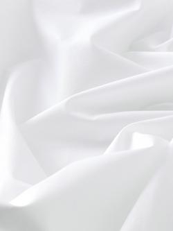 John Lewis Egyptian Cotton Percale Easy Care 260 Thread Count Boxed Valance, White - view 2, White
