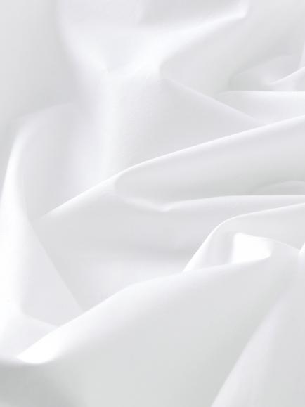 John Lewis Egyptian Cotton Percale Easy Care 260 Thread Count Boxed Valance, White - view 2, White