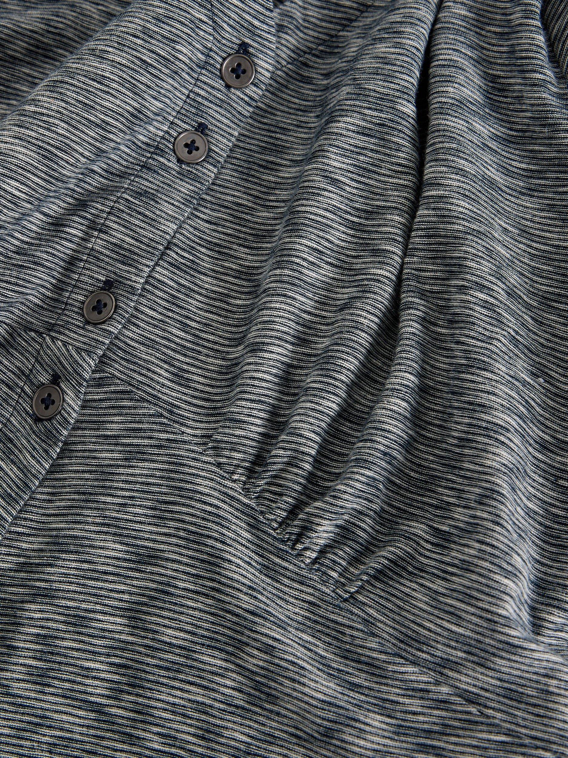 Product image 6 of 6, which shows White Stuff Megan Cotton Button Down Midi Dress, Navy/Multi, 6