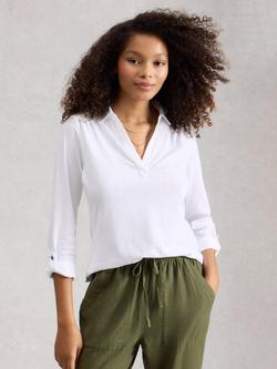 White Stuff Allie Textured Shirt, White