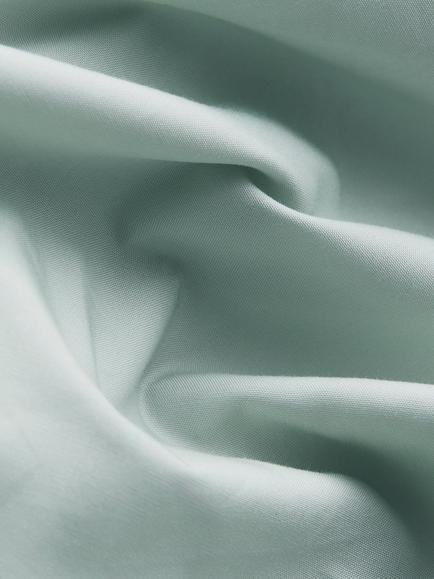 John Lewis Egyptian Cotton Percale Easy Care 400 Thread Count Deep Fitted Sheet - view 2, Ice Mint