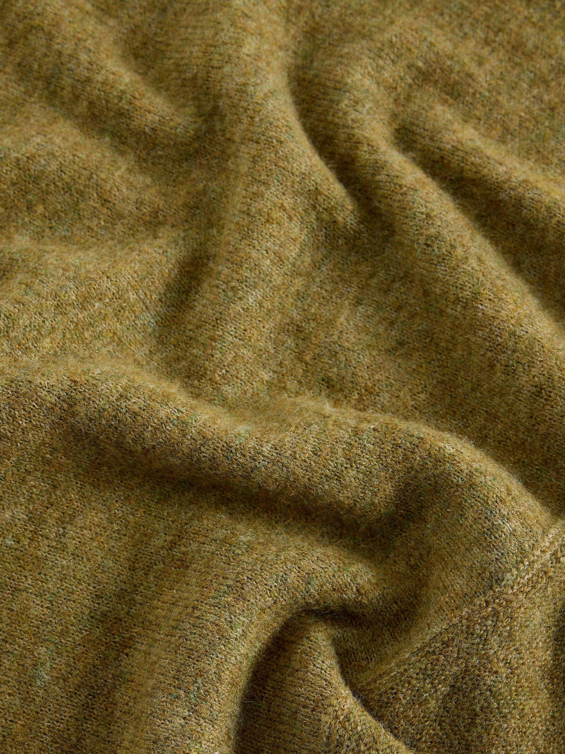 Product image 6 of 6, which shows White Stuff Kate Knitted T-Shirt, Light Green, 6