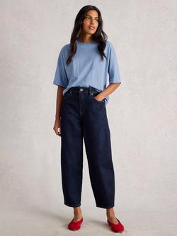 White Stuff Katya Stripe Polo Shirt, Green, Green