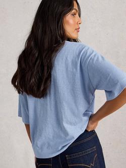 White Stuff Katya Stripe Polo Shirt, Green - view 2, Green