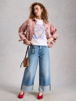 White Stuff Katya Cotton T-Shirt, White - view 2, White