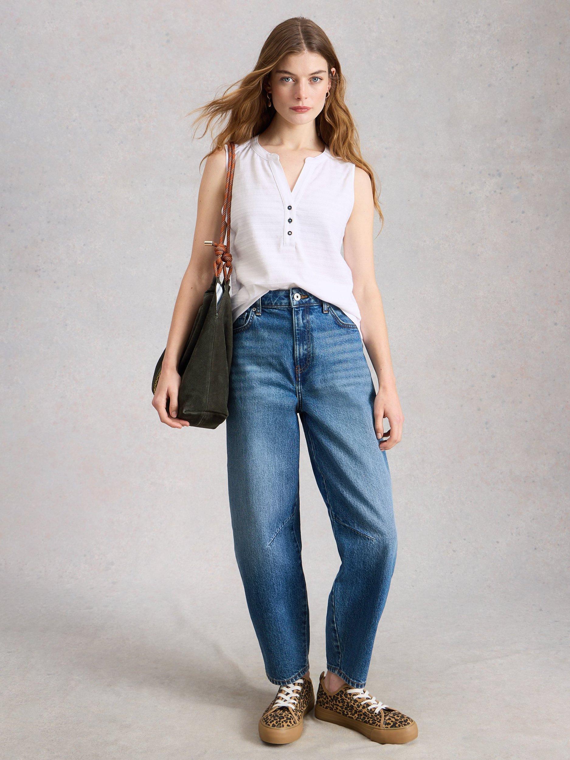 Product image 4 of 6, which shows White Stuff Nora Cotton Vest, White, 6