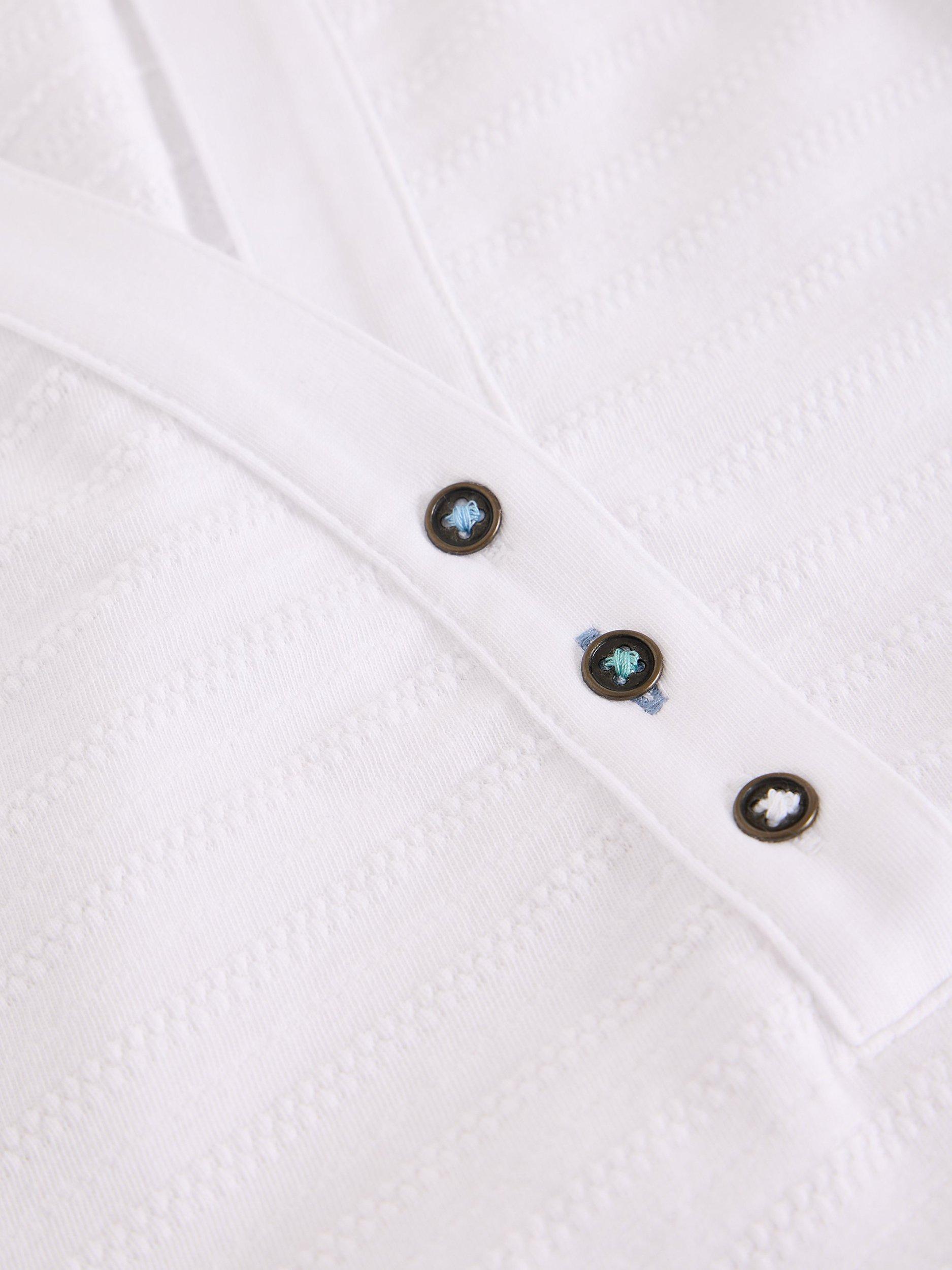 Product image 6 of 6, which shows White Stuff Nora Cotton Vest, White, 6