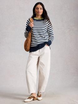 White Stuff Oscar Tunic Top, Navy Blue, Navy Blue