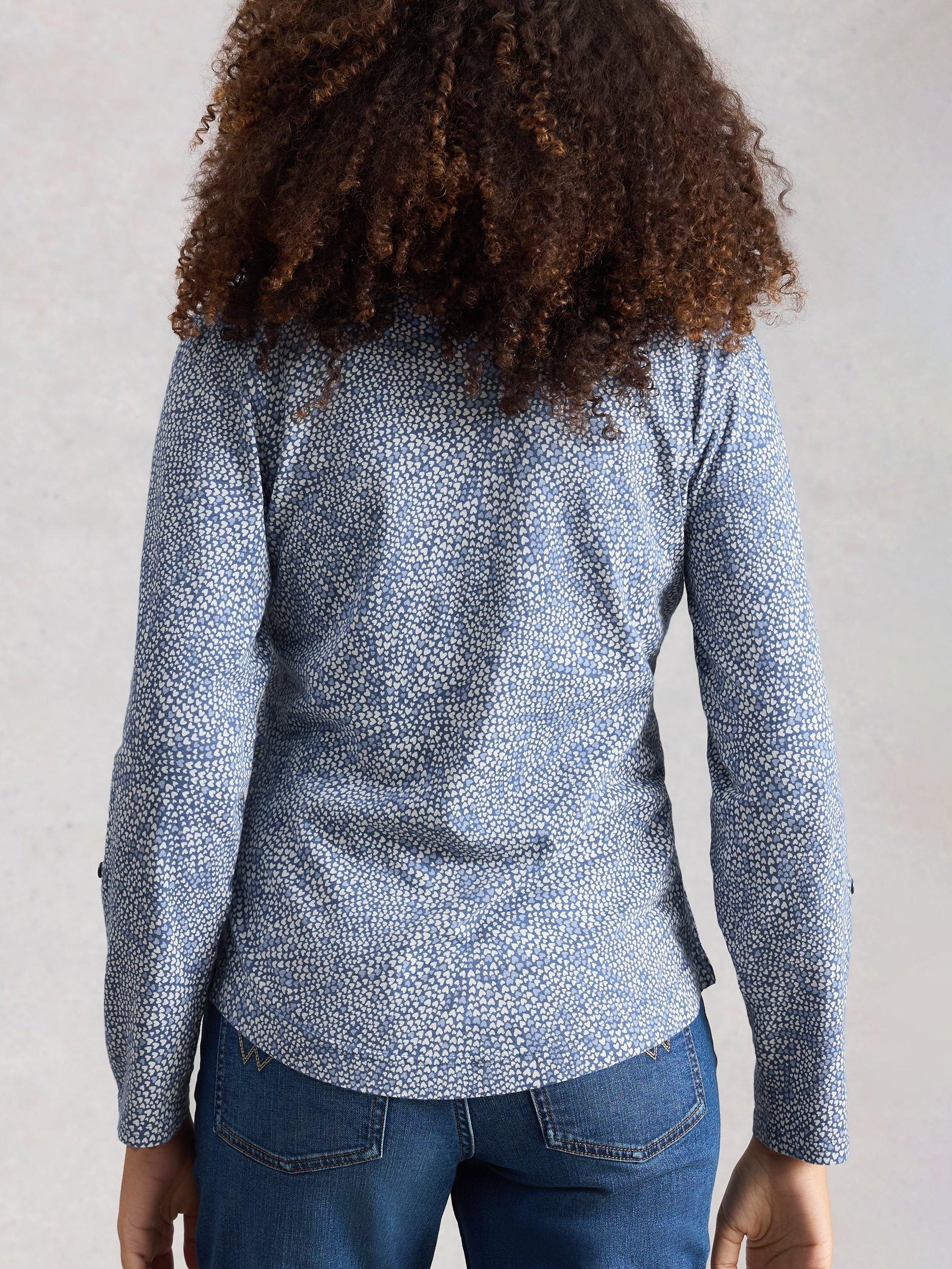 Product image 2 of 6, which shows White Stuff Phoebe Abstract Tunic Top, Green/Multi, 6